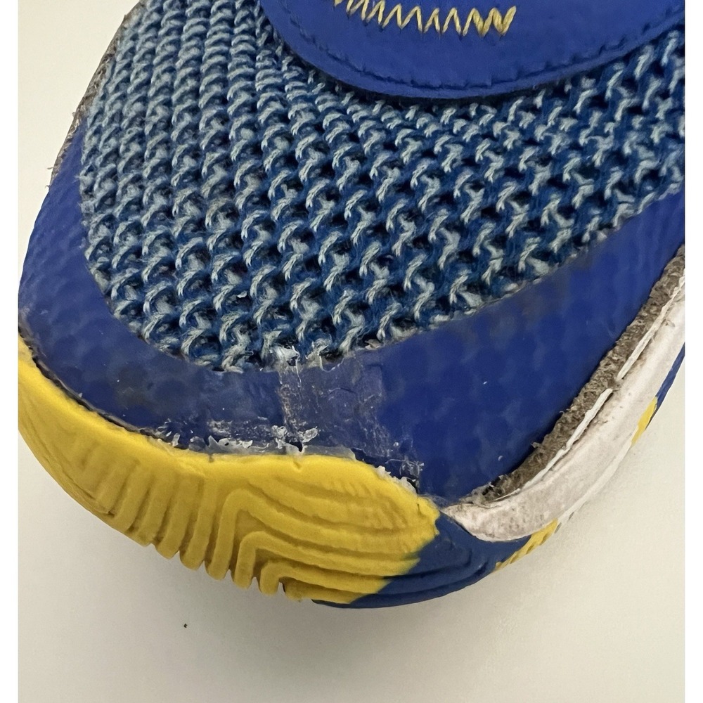 Under Armour Curry Kids Basketball Shoes Blue Yellow White 3027627-400 Size 3.5Y - Picture 9 of 9